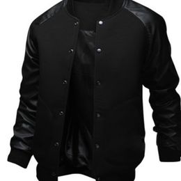 ZOGAA Men Jacket Big Pocket Slim Hip Hop Baseball Coat Casual Long-sleeved Pure Color Mens Windbreaker s 210923