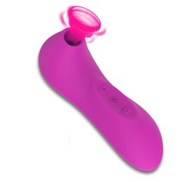 Sucking Vibrator Nipple Sucker Clitoris Massager Silicone Vibrator Sex Toys For Woman Waterproof Female Vagina Massage Sexs Product