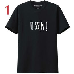 Short-sleeved men's T-shirt round neck large size youth street brand new men's clothes cotton half-sleeved printed compa 210324