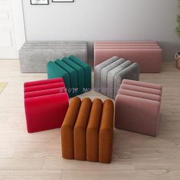 Clothing & Wardrobe Storage Nordic Light Luxury Shoe Changing Stool Net Red Sofa Living Room Designer Low Store Square St