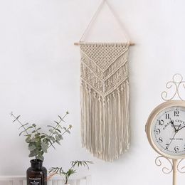 Tapestries Macrame Woven Wall Hanging Boho Chic Bohemian Home Geometric Art Decor Beautiful Apartment Dorm Room Decoration WF1027