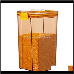 Housekeeping Organization Home Gardenairtight Storage Canister Container Grain 2 Colors Durable Tanks Box Tpr Bottles & Jars Drop Delivery 20