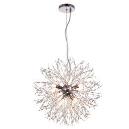 Nordic Art Deco Pendant Lamp Chandelier Lights Crystal Living Dining Room Luxury Led Chandeliers Lighting Bedroom Bedside Indoor Decoration Fixtures