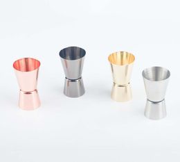 Stainless Steel Cocktail Shaker Measure Cup Bar Tools Double head wine measuring device 15 / 30ml