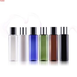 Wholesale 100ML X 50 Empty Plastic Cosmetic Bottles Containers With High Screw Caps 100cc Massage Oil Packaging PET Bottlehigh qty