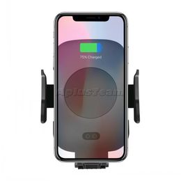 C10 Wireless Charger Moblie Phone QI Fast Car for iPhone Wireless Charging Pad Car Holder for Samsung