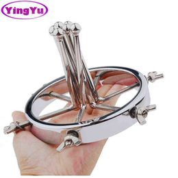 NXY Sex Anal toys Metal Spreader Vaginal Dilator Clamp /Vaginal Speculum Mirror Adjustable Size Plug Adult Toys For Women Men Couple 1218