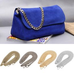 Flat Purse Chain Strap Replacement Handbag Bag Accessories, With Metal Buckles, 47 Inch Hooks & Rails