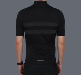Racing Jackets SPEXCEL Season Commuting Design Full Black Reflective Cycling Jersey Short Sleeve Medium Weight For All Long Time Ride
