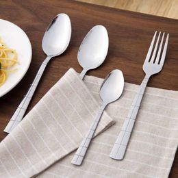 Spoons Stainless Steel With Long Handle Korean Dinner Soup Coffee Dessert Spoon Tea Rice Salad Tableware