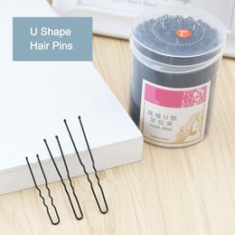U Shape Updo Locating Hairpins Wholesale Black Colour Side Hair Clips Make Up Hairs Accessories for Beauty Salon