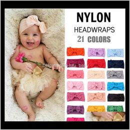 21 Colors Ins European And American Baby Candy Colors Bow Headband Baby Girl Elegant Hair Bows Accessories 3F73V Zwh1C