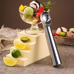 Aluminium Alloy Ice Cream Spoons Tools Black Silver Colours Dipper Handle Nonstick Anti Freeze Non Stick DH2007