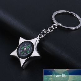 Keychain Personality Pentagram Compass Multifunction Key Chains Factory price expert design Quality Latest Style Original Status