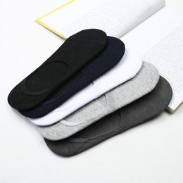 Summer Man Short Socks Fashion Heart Breathable Comfortable Casual Non-Slip Silicone Slippers Men Boat Sock