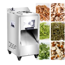 Commercial High Power Meat Cutting Machine Stainless Steel Cutter Shredding Machine Fast Meat Slicer