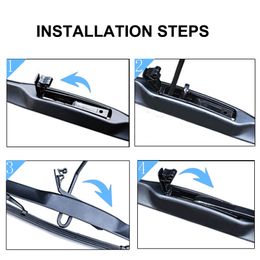 For KIA Sorento XM 2010 2011 2012 2013 2014 R Accessories Front Car Windshield Windscreen Wiper Blade Brushes Cutter U J Hook222j