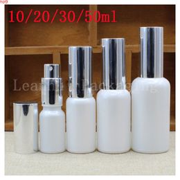 The White Glass Spray Bottle+ Silver Lid,Used For Toner,Protect Wet Water Container,DIY Small Tools,Personal Care,Packing Bottlegood qty