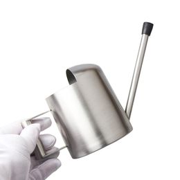 300ML Stainless Steel Watering Can Bonsai Indoor Plants Water Pot with Long Spout Plant Sprinkling Pot Garden Tool