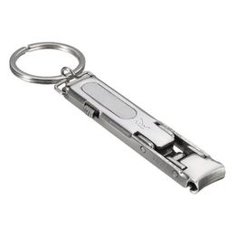 Key Ring Ultra Thin Nail Clipper Pedicure Manicure Care Tool Light Weight Cutting Compact Cutter