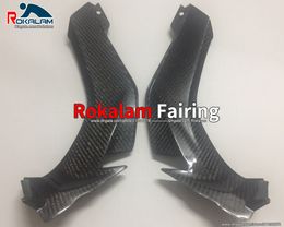 Carbon Fiber Upper Front Dash Air Intake Cover For Kawasaki Ninja ZX-10R 2011 2012 2013 2014 2015 ZX10R 11 12 13 14 15 Inlet Duct Motorcycle Parts