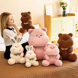 Cute Rabbit Plush Toy Bear Stuffed Animals Toys Home Decoration Dolls Pillow Kids Birthday Gifts