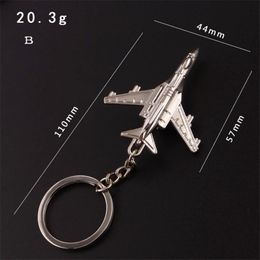 10Pieces/Lot Airline Promo New Keychain Metal Naval Aircrafe Fighter model Aviation Gifts Key ring Model Key chain Air Plane Aircrafe Keyri