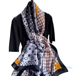 New silk forging decoration national plain weave imitation silk scarf female four seasons universal female