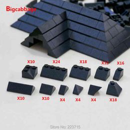 *Roof Tiles pack* brick pack DIY enlighten block brick set No. 6119 Compatible With Other Assembles Particles Y1130