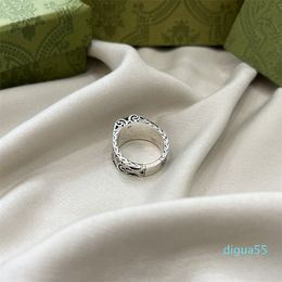 Designer Jewellery Engraving Lover Rings For Men Ring Delicate Versatile Rings Jewellery Letter