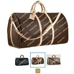 luxury fashion men women high-quality travel duffle bags brand designer luggage handbags With lock large capacity sport bag 55CM
