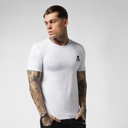 camiseta de los pp
 Rebajas Camisetas para hombre Bear PP Hombre Bordado Gráfico T-Shirt Cráneo Impreso Base Slim Fit Casual Tee for Man