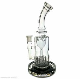 9.5 inches Mothers-ship hookahs Torus glass bongs works incycler oil rigs dab rig smoking water pipes mothers logo optional 14.4mm joint