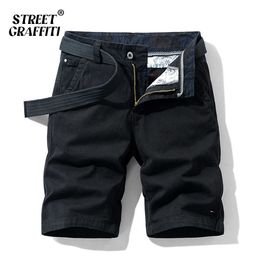 Spring Men Cotton Solid Men's Shorts Clothing Summer Casual Denim Short Business Fashion Social Jeans For Beach Pants 210622