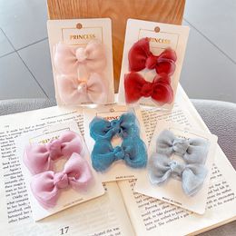 Fashion Butterfly Shaped Hair Clips for Children 2 Pcs Lovely Baby Girls Hairpins Wholesale Hairs Accessories