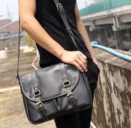 PU Leather Messenger Bag men Women Shoulder Crossbody Duffel Bags male Casual Sling luxurys handbag