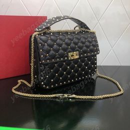 Top quality designer bag Classical Luxury women shoulder rivet handbag purse nice purse chain clutch messenger bag