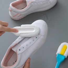 Clothing & Wardrobe Storage Multifunctional Soft Bristle Shoes Cleaning Brush Bathroom Long Handle Brushes For Suede Sneakers Home Tools