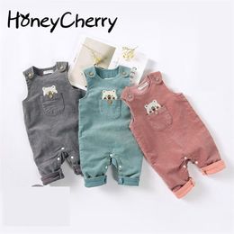 winter Suspenders For Baby Jumpsuit born Clothes Girl Romper borns 210515