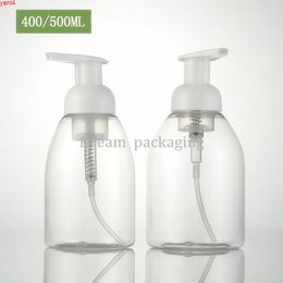 10PCS 400ml/500ml Foaming Bottle Whipped Mousse Points Bottling Fine Shampoo Lotion Refillable Bottles Foam Pump Soap Dispensergoods