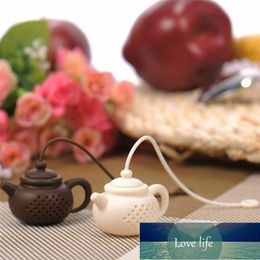 Teapot-Shape Tea Infuser Strainer Silicone Tea Bag Leaf Philtre Diffuser For Travel Business Trip Picnic And Other Activities