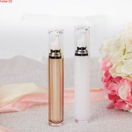 Hot 20ml Champaign Gold Acrylic Roll-On Tube Roll On Bottles for Wrinklear Serum Essential Oils Makeup Eye Cream Gel 10pcs/lotgoods