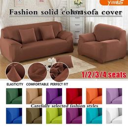 Funda Elastica Para Sofa Cover Living Room Chair Home Decoration 1/2/3/4 Seat Pet Stretch Polyester 211207