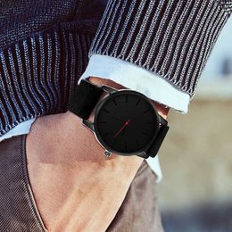 Mens Watches Relogio Masculino Men's Watch Fashion Leather Quartz Watch Casual Sports Men Luxury Wristwatch Hombre Hour Male Clock
