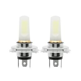 2Pcs Sapphire DRL LED H4 H7 COB Car Fog Lamp Daytime Running Light 12V 24V Auto Headlamp Driving Light Car