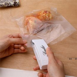 Mini Portable Heat Sealing Machine Travel Hand Pressure Household Impulse Sealer Seal Packing Plastic Bag Food Saver Storage Tools RRA10661