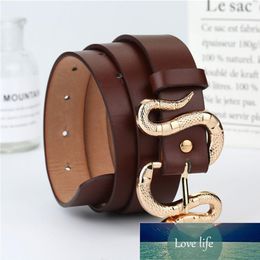 Women Fashion Waist Belt Snake Design Belt Thin Buckle Leather Waistband Dress Belts Long Thin Waistband Fashion Snake Buckle Factory price expert design Quality