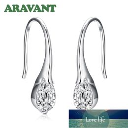 925 Sterling Silver Water Drop Dangle Earrings For Women Fashion Jewelry Valentine Gifts Factory price expert design Quality Latest Style Original Status