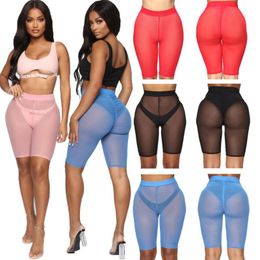 Women's Sexy Mesh See Through Bikini Cover Up Slim Fit Legging Shorts Sarongs