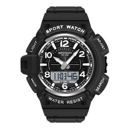 Dual Display Sport Men Quartz Watch Casual Military Watches for Men Waterproof Digital Wristwatches Male Clock Relogio Masculino G1022